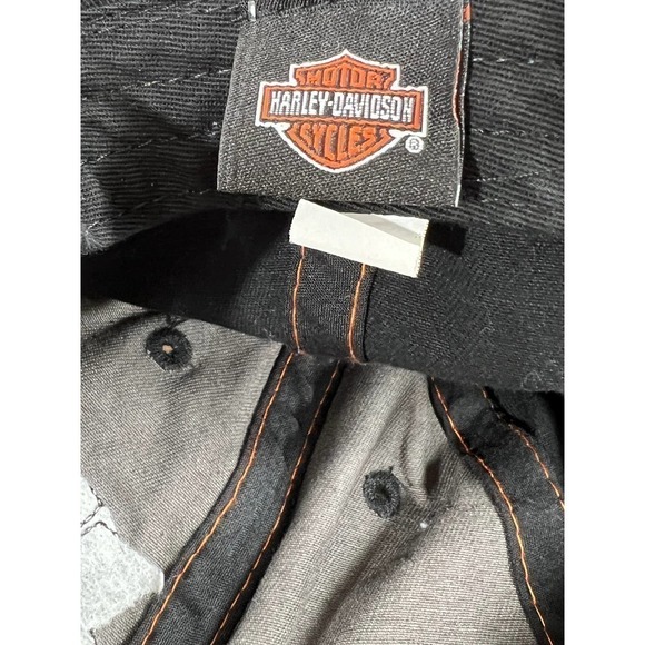 Harley Davidson Black Adjustable Road Tour 2013 Hat Cap Mens Biker Heritage - Picture 10 of 10